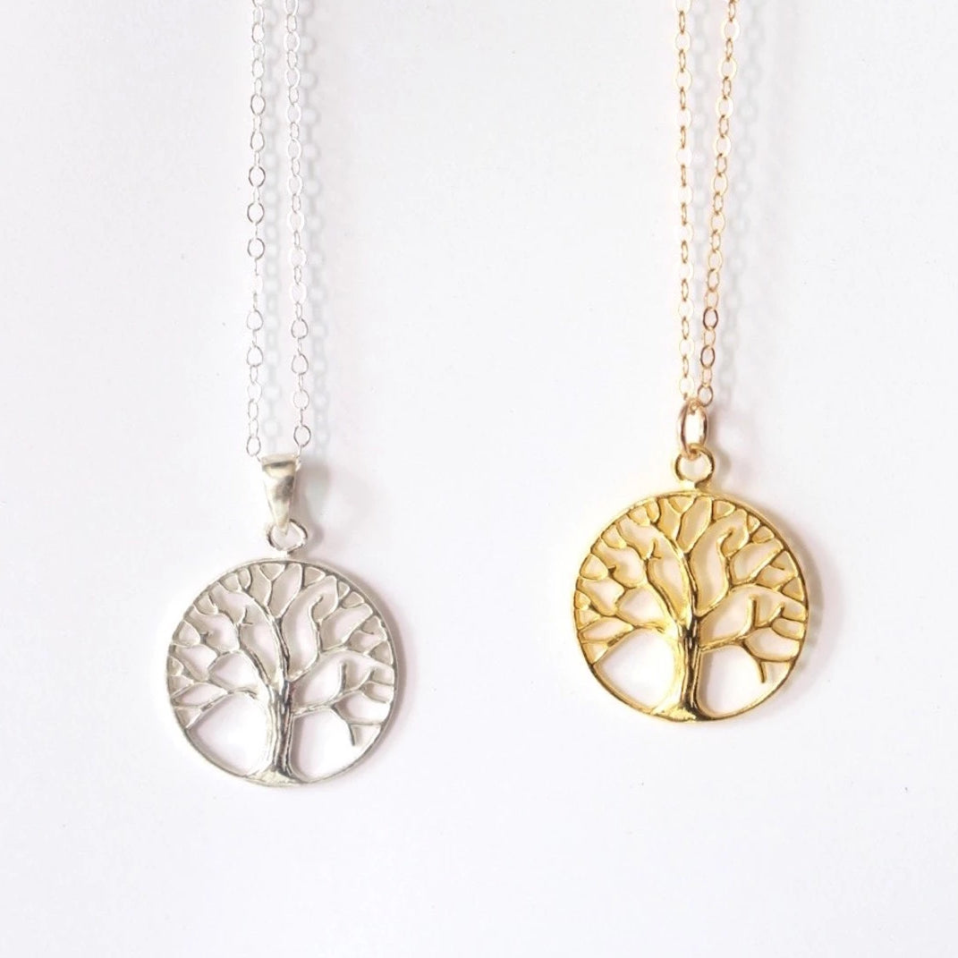 Tree of Life Wood Carved Pendant Necklace – Davidson Workshop